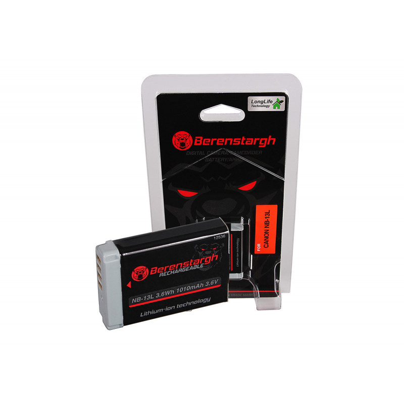 Berenstargh Batterie Li-Ion pour Canon NB-13L