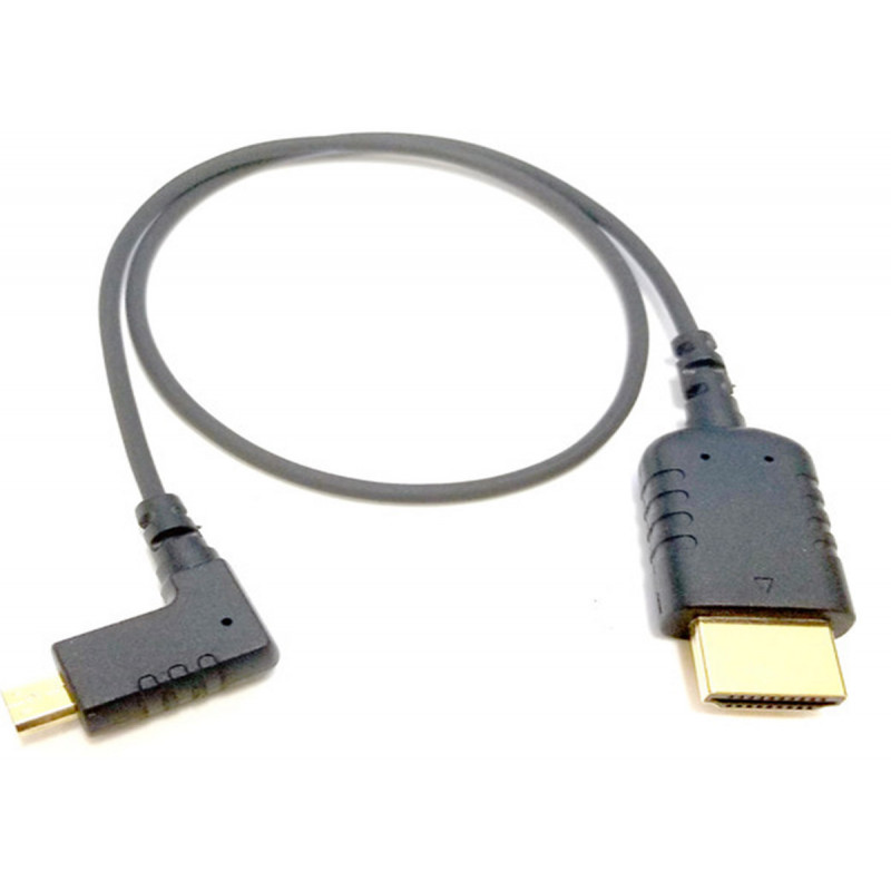 8Sinn - eXtraThin Angled Micro HDMI - HDMI Cable 40cm