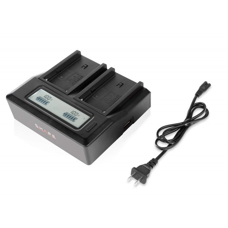 Shape Chargeur SHAPE BP-U LCD double