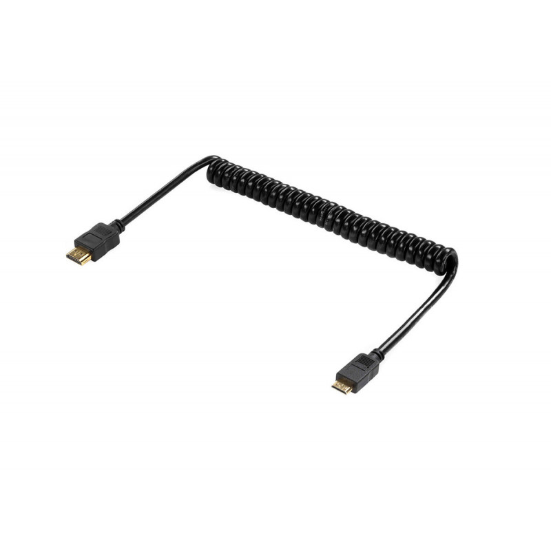 Shape Câble SHAPE 4K 2.0 HDMI vers mini HDMI mâle en spirale