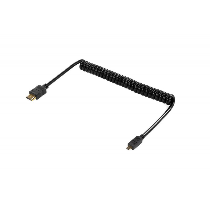 Shape Câble SHAPE 4K 2.0 HDMI vers micro HDMI mâle en spirale