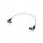 Shape Câble Skinny BNC 90° 12 pouces vert