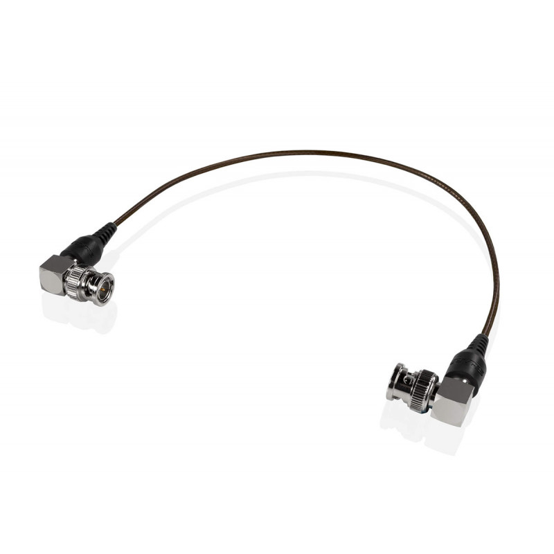 Shape Câble Skinny BNC 90° 12 pouces noir
