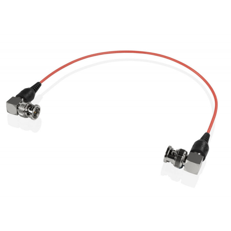 Shape Câble Skinny BNC 90° 12 pouces rouge