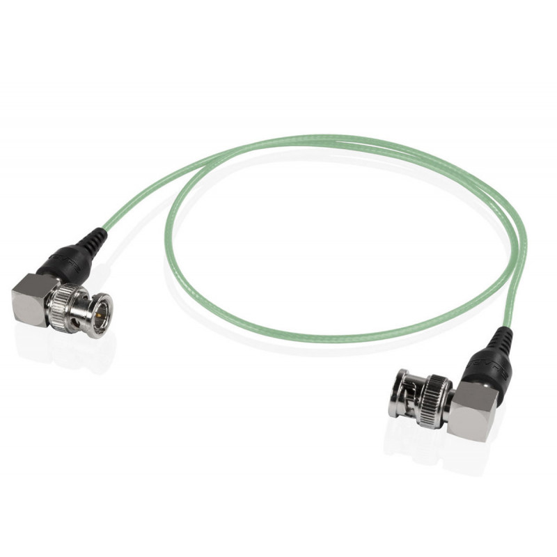 Shape Câble Skinny BNC 90° 24 pouces vert