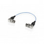 Shape Câble Skinny BNC 90° 6 pouces bleu