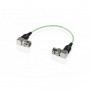 Shape Câble Skinny BNC 90° 6 pouces vert