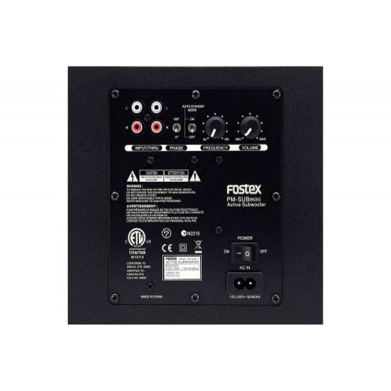 Fostex PM-SUBmini2 Subwoofer Actif 5" Noir