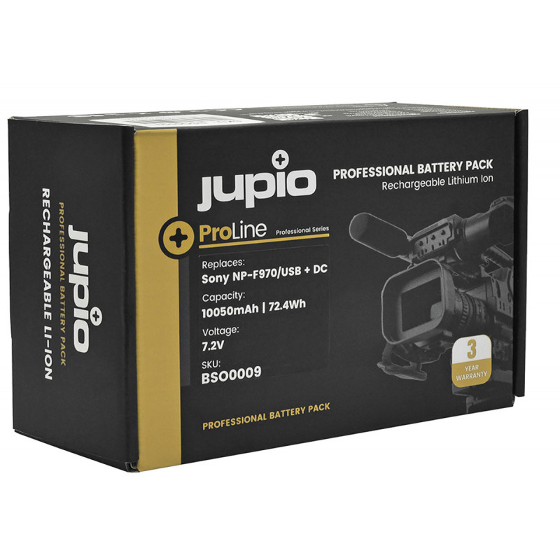 Jupio ProLine NP-F970 (USB 5V / DC 8.4V Output) 10050mAh