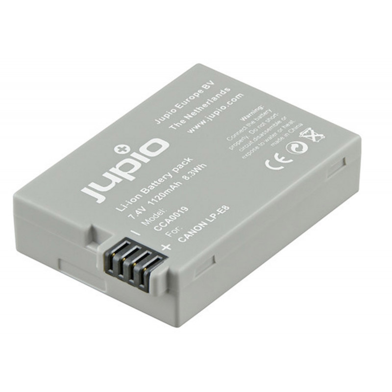 Jupio Value Pack 2x Batterie LP-E8 1120mAh + Chargeur