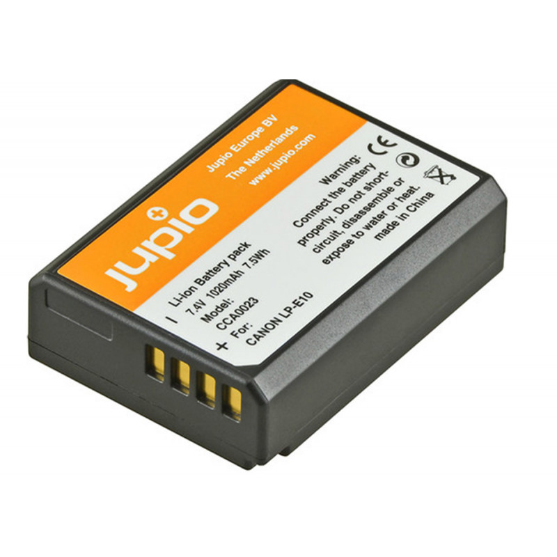 Jupio Value Pack 2x Batterie LP-E10 + Chargeur