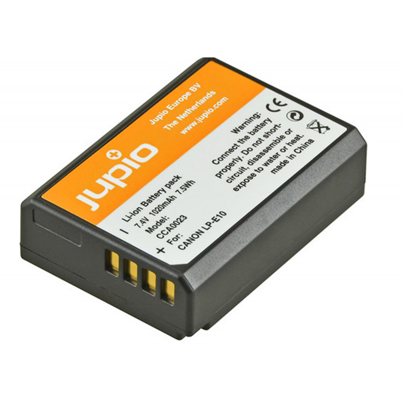 Jupio Value Pack 2x Batterie LP-E10 + Chargeur