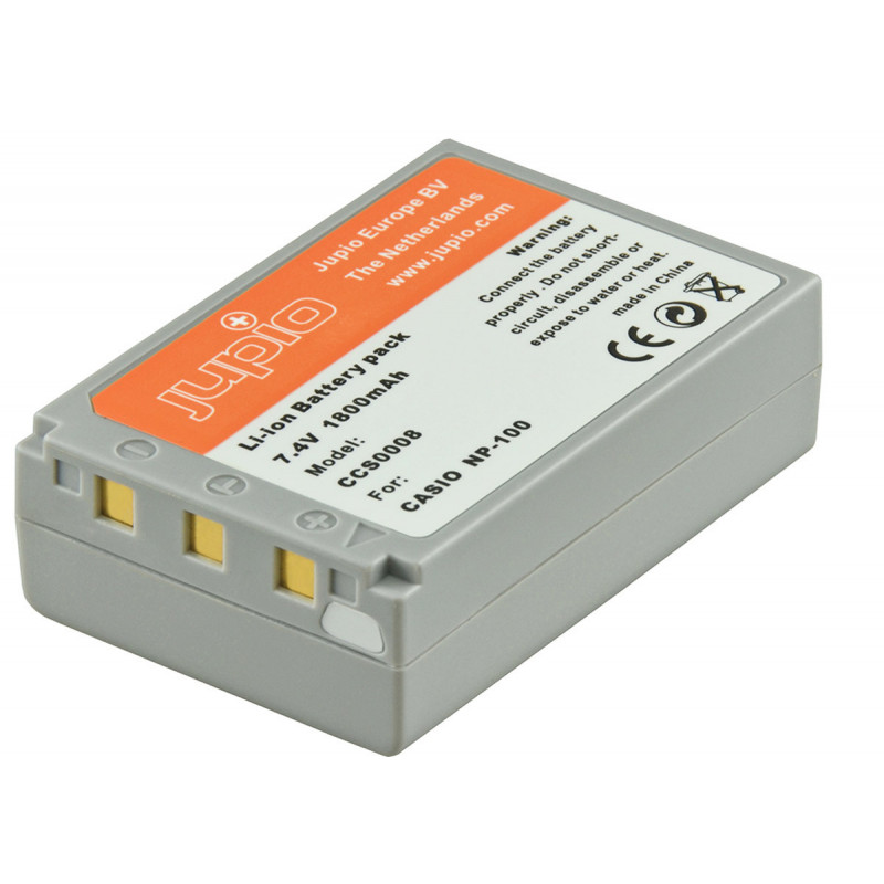 Jupio Batterie NP-100 pour Casio 1800mAh
