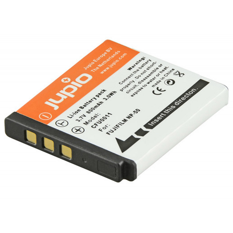Jupio Batterie NP-50 pour Fuji | D-Li68 | D-Li122 | Klic-7004 800mAh