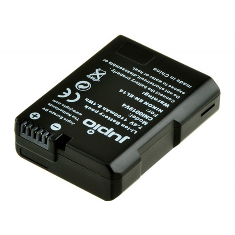 Jupio Value Pack 2x Batterie EN-EL14(A) 1100mAh + Chargeur
