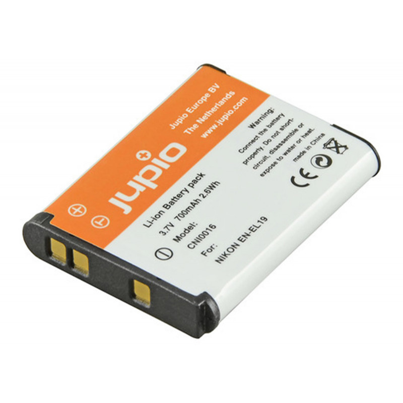 Jupio Value Pack 2x Batterie EN-EL19 + Chargeur