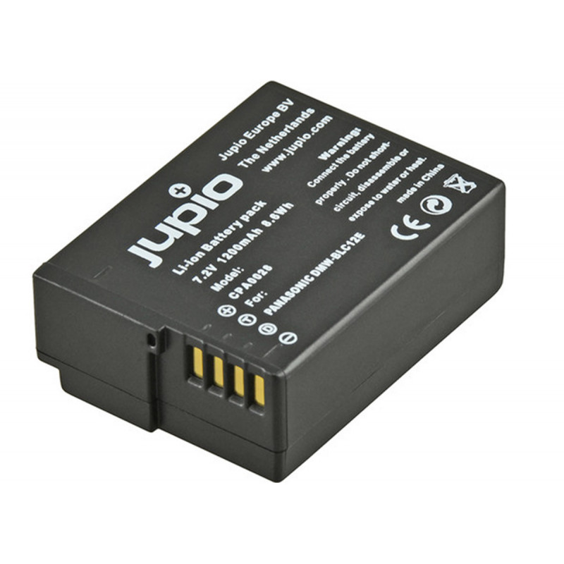 Jupio Batterie PANASONIC CGA-S005E / DMW-BCC12 / D-Li106 / DB-60