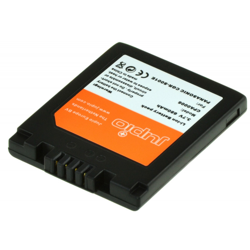 Jupio Batterie PANASONIC CGR-S001 / BP-DC2 / DMW-BCA7 680mAh