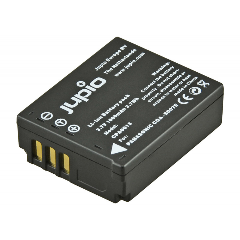 Jupio Batterie PANASONIC CGA-S007E / DMW-BCD10 1000mAh