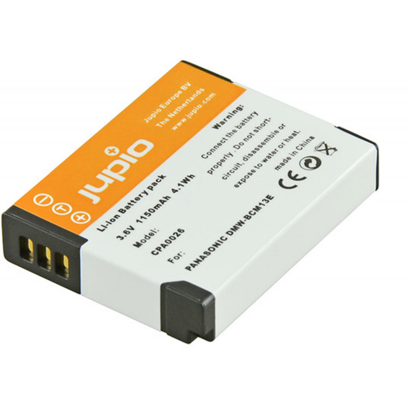 Jupio Value Pack 2x Batterie DMW-BCM13E 1150mAh + Chargeur