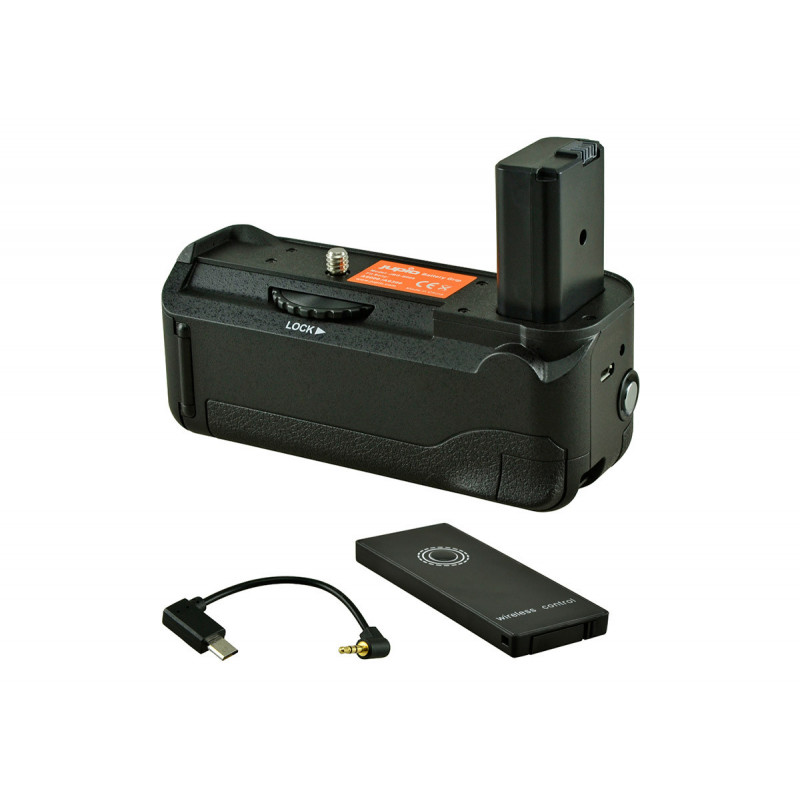 Jupio Batterie Grip pour Sony A6000 / A6300 / A6400 + Cable