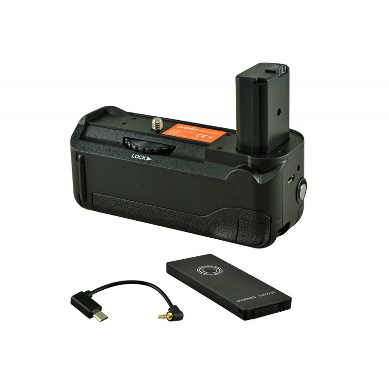 Jupio Batterie Grip pour Sony A6500 + Cable