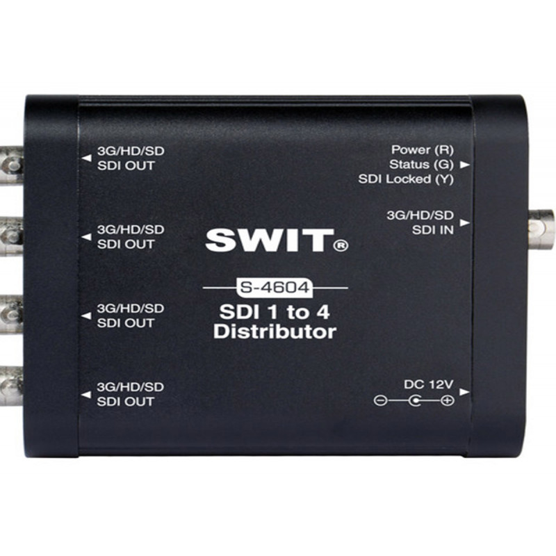 Swit S-4604 Distributeur et amplificateur 3G-SDI 1 à 4