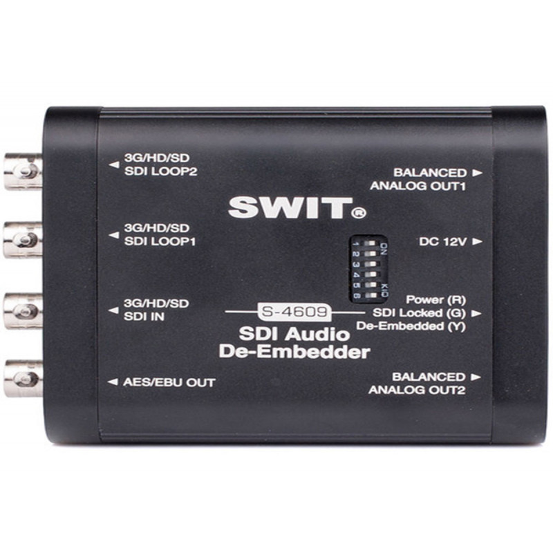 Swit S-4609 Convertisseur robuste SDI Audio De embedder