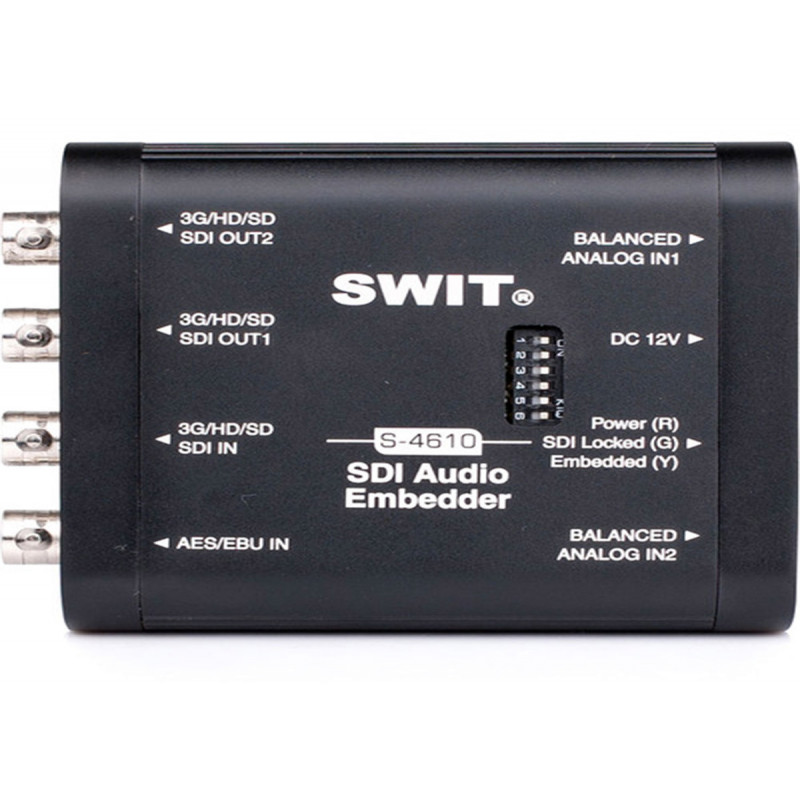 Swit S-4610 Convertisseur robuste Embedder Audio SDI