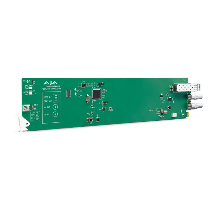 AJA OpenGear Émetteur-Récepteur Fibre LC Monomode 12G-SDI / LC