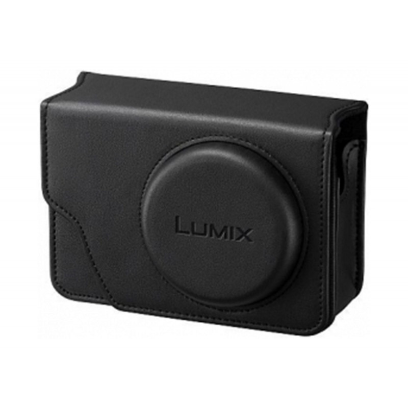 Panasonic Housse en simili cuir noir pour Lumix TZ200, TZ100, TZ80