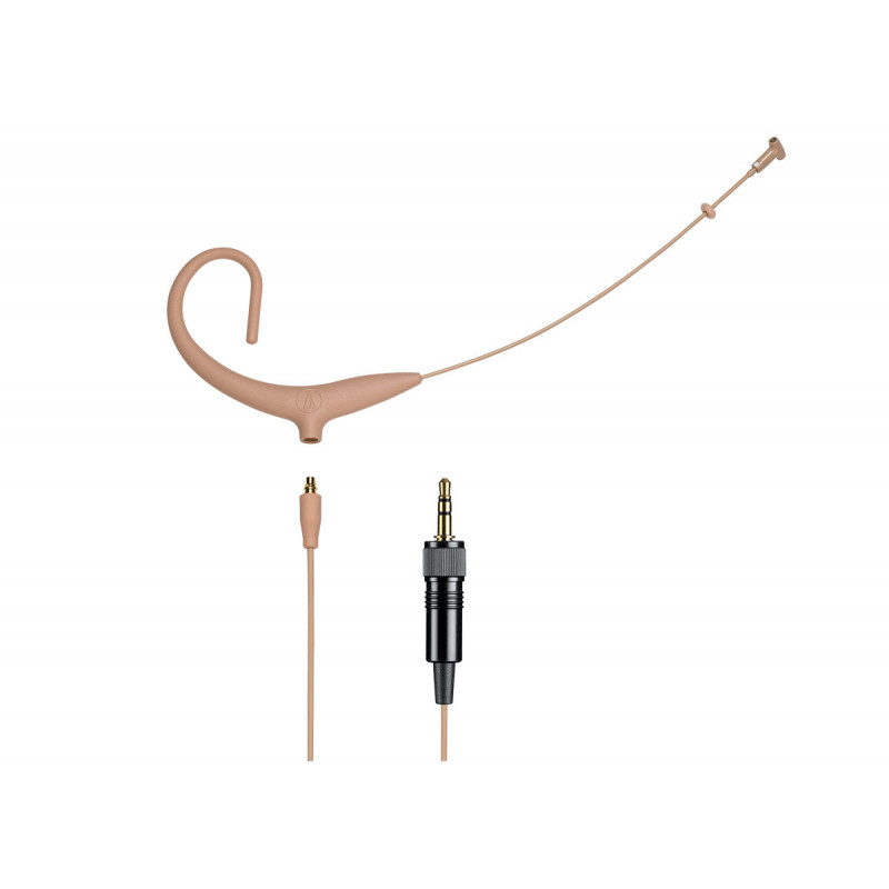 Audio-Technica Cardioid Earset w Detachable Cable CLM3 Connector Beig