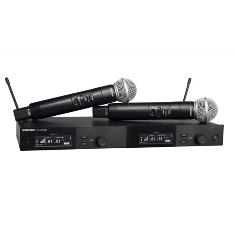 Shure Système complet double - Système double main SM58 Bande H56