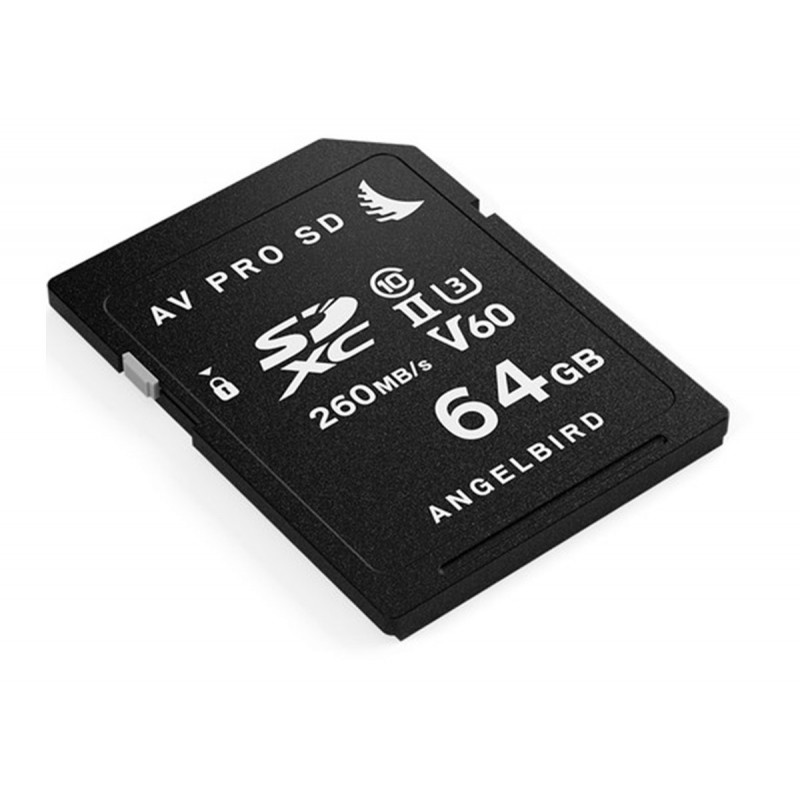 Angelbird Carte SDXC Card AV PRO UHS-II 64Go V60