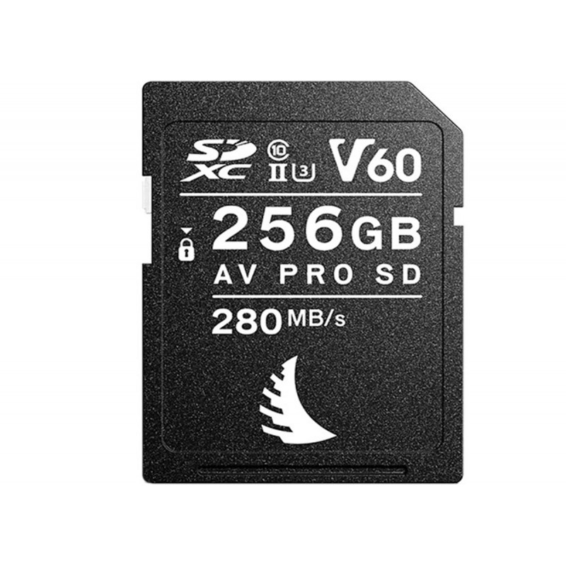 AngelBird UHS II 256 GB SDXC V60 Memory Card for Recording Full HD