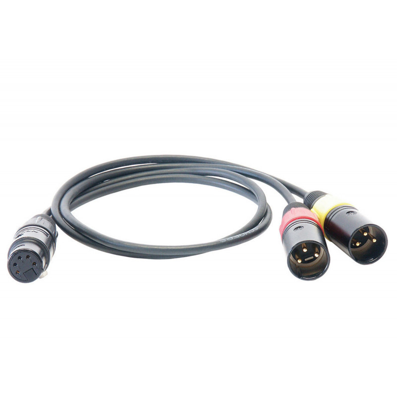 Schoeps AK SU/2U - Cable adaptateur Y XLR-5F vers (2) XLR-3M L0,5M