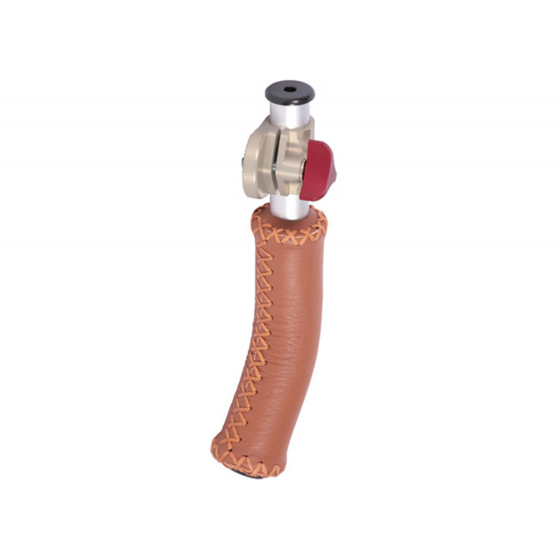 Vocas tube handgrip short with leather handle (right hand)