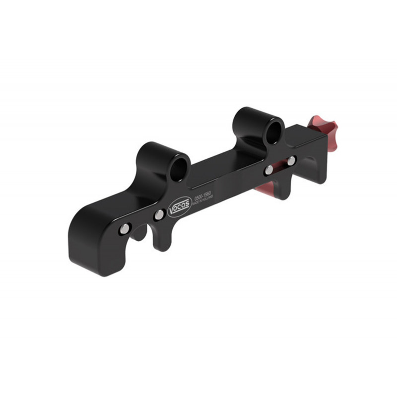 Vocas 0500-1560 Adaptateur de rail snap-on 15 mm vers 19 mm low
