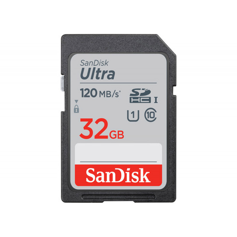 SanDisk Carte SDHC Ultra 32Go (Cl. 10/UHS-I/120MB/s)