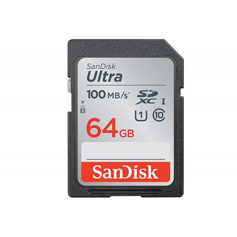 SanDisk Carte SDXC Ultra 64Go (Cl. 10/UHS-I/120MB/s)