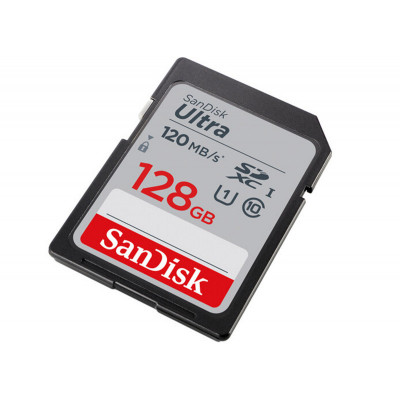 SanDisk Carte SDXC Ultra 128GB Class 10 UHS-I - 120MB/s