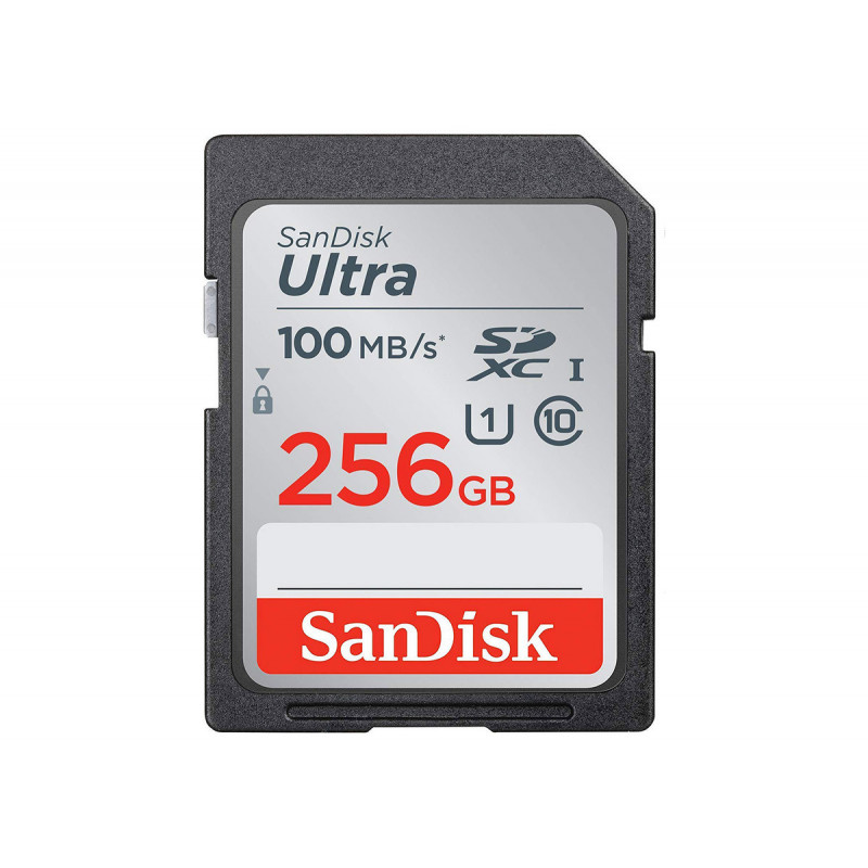 SanDisk Carte SDXC Ultra 256Go (Cl. 10/UHS-I/120MB/s)