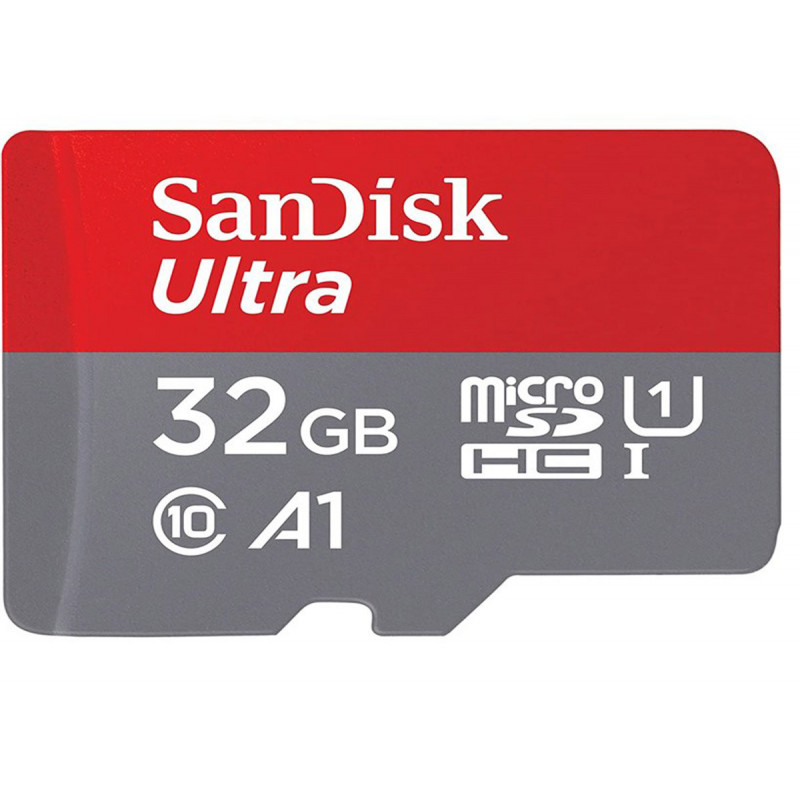SanDisk Carte Micro  SDHC Ultra 32Go (A1/UHS-I/Cl.10/120MB/s) &Ad
