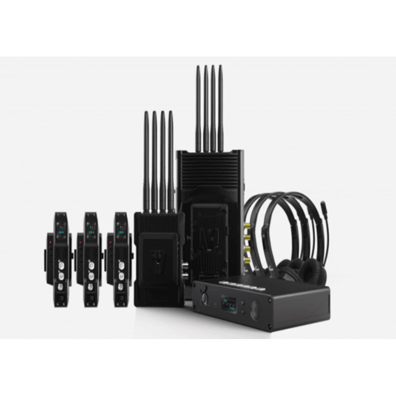 CVW Beamlink Quad Rack Kit Video HF (4xTX+1xRX) + Intercom RX