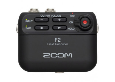 Zoom F2 Enregistreur de Terrain + Micro-Cravate - Noir