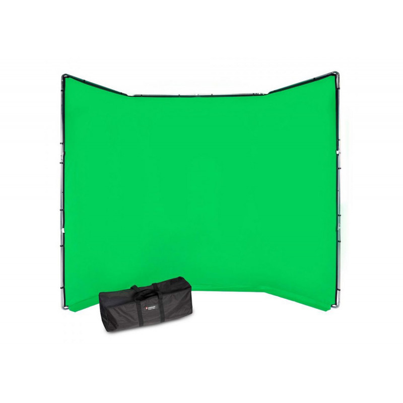 Manfrotto MLBG4301KG Kit de fond Chroma Key FX vert 4 x 2,9 m