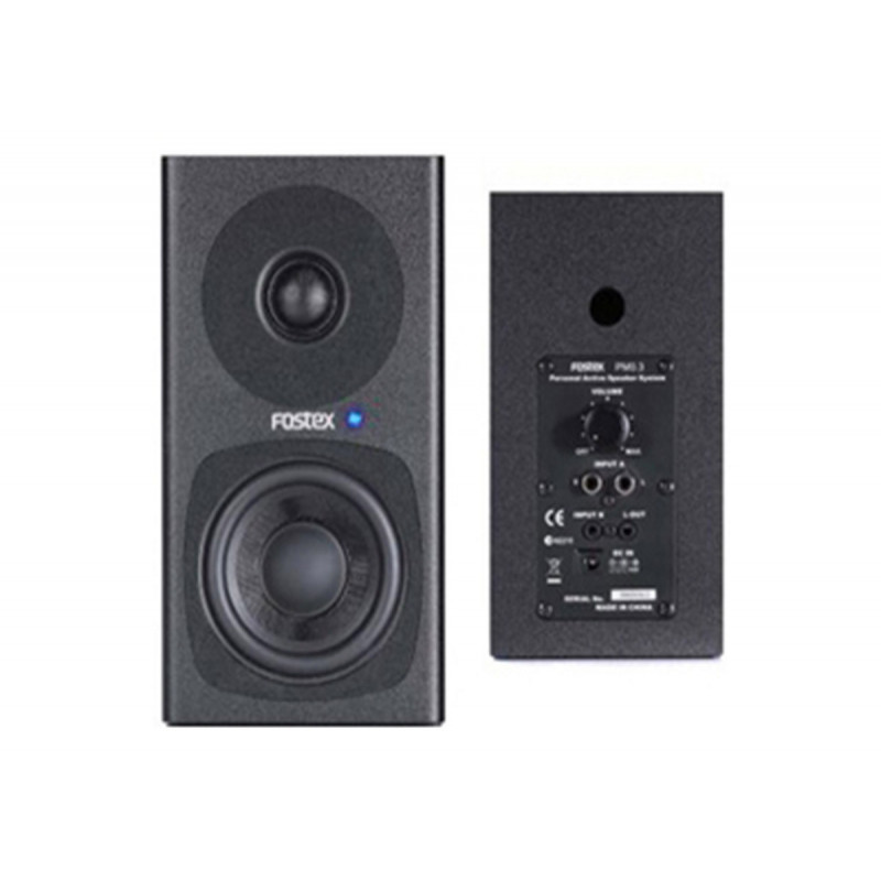 Fostex Moniteur de proximité actifs 15W tweeter 15W Noir (La paire)