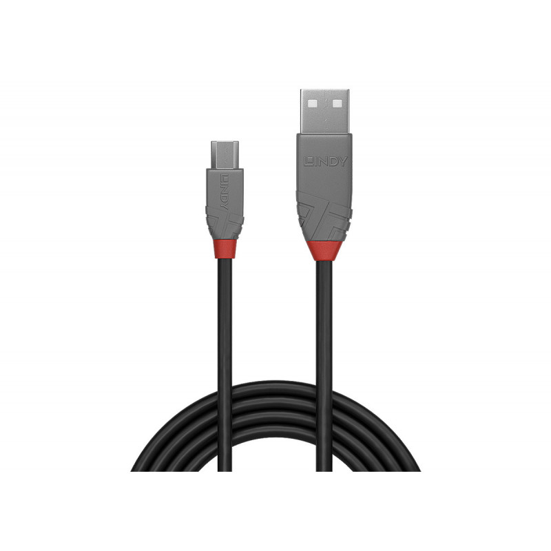 Lindy Câble USB 2.0 type A vers Micro-B, Anthra Line, 1m