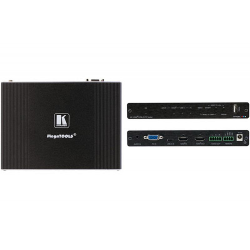 Kramer VP-426C Scaler VGA/USB-C/HDMI 2.0 4K 4:4:4, HDCP 2.2