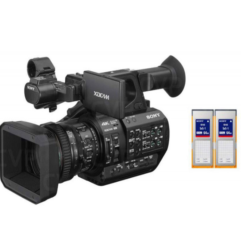 Sony PXW-Z280 Camécope Pro 4K 3 CMOS 1/2" Exmor R, 2 Cartes 2SBS64G1C